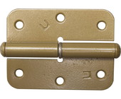 Петля 37643-85R накладная стальная "ПН-85", цвет золотой металлик, правая, 85мм