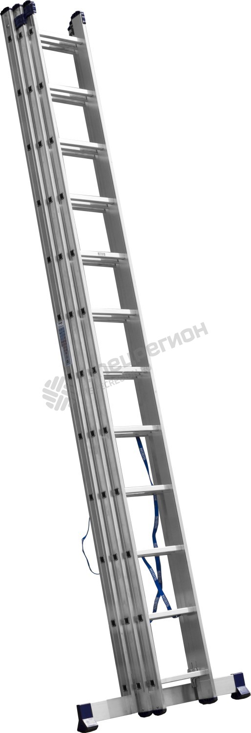 Фотография Лестница 38821-07 ЗУБР универсальная, двухсекционная со стабилизатором, 7 ступеней 3м