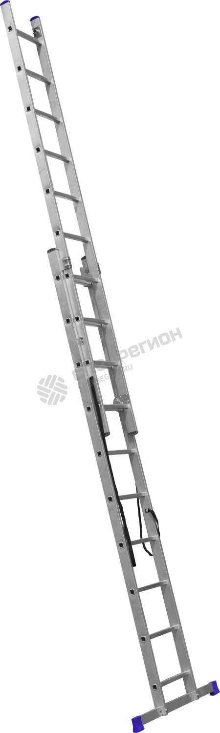 Фотография Лестница 38821-10 ЗУБР универсальная, двухсекционная со стабилизатором, 10 ступеней 4,5м