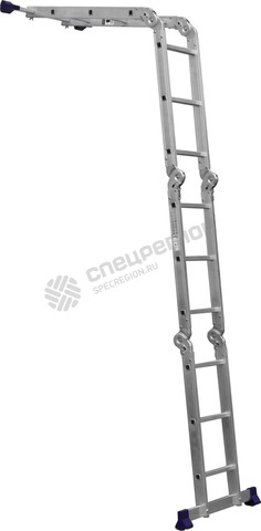 Фотография Лестница-трансформер 38851 СИБИН алюминиевая 4 x 3 ступ