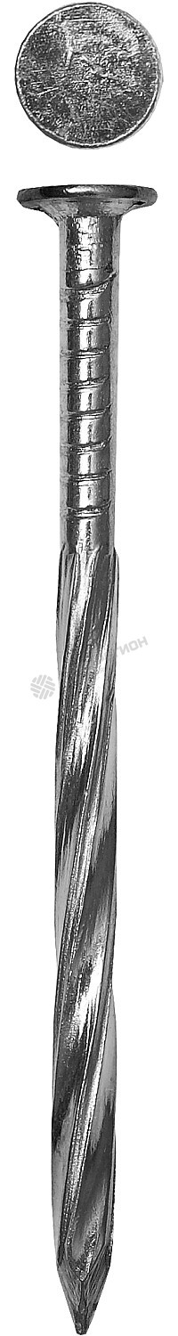 Фотография Гвозди 4-305271-34-070 ЗУБР винтовые оцинкованные по дереву/листовому металлу, 3,4х70мм, ТФ1, 190шт