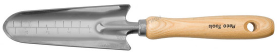 Фотография Совок средний RACO "LUXURY" с полотном из нерж. стали и дубовой ручкой, 315мм 42075-53552
