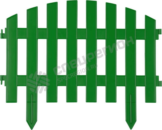 Фотография Забор 422203-G декоративный GRINDA "АР ДЕКО", 28x300см, зеленый