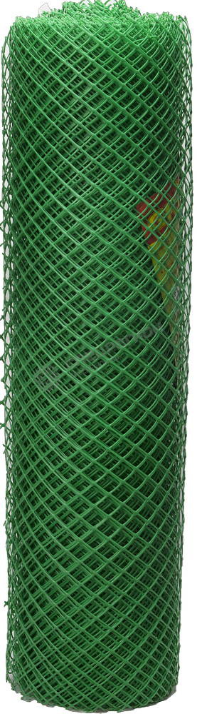 Фотография Решетка заборная Grinda, цвет зеленый, 1,2х25 м, ячейка 35х35 мм 422265