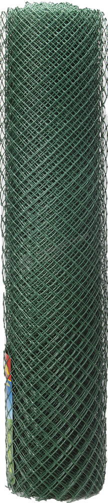 Фотография Решетка заборная Grinda, цвет хаки, 1,5х25 м, ячейка 40х40 мм 422266
