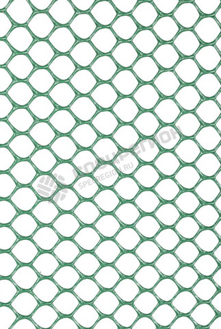 Фотография Решетка заборная Grinda, цвет хаки, 2х30 м, ячейка 32х32 мм 422268