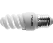 Энергосберегающая 44452-09 лампа СВЕТОЗАР "КОМПАКТ" спираль,цоколь E27(стандарт),Т2,теплый белый све