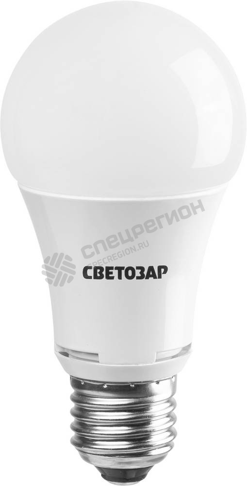 Фотография Лампа СВЕТОЗАР светодиодная "LED technology", цоколь E27(стандарт), яркий белый свет (4000К), 220В, 