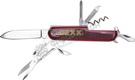 Фотография Нож DEXX 47645 складной многофункциональный , 10 функций