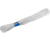 Шнур вязаный полипропиленовый СИБИН с сердечником, белый, длина 20 метров, диаметр 7 мм 50257