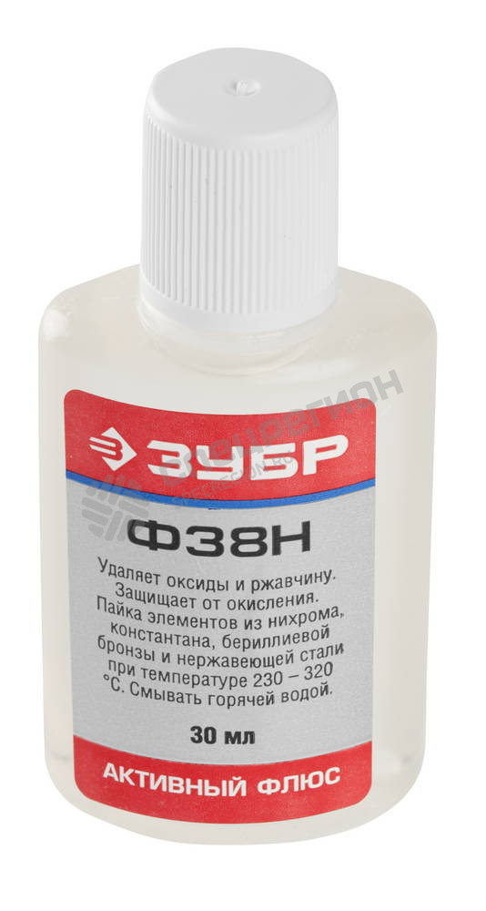 Фотография Флюс ЗУБР Ф38Н, пластиковый флакон, 30мл 55495-030
