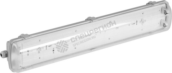 Фотография Светильник СВЕТОЗАР пылевлагозащищенный для люминесцентных ламп, Т8, IP65, G13, 2х18Вт 57610-2-18