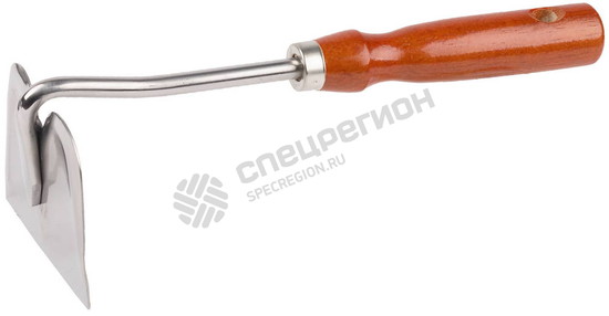 Фотография Мотыжка 8-421131_z01 GRINDA прямое лезвие из нержавеющей стали с деревянной ручкой, 250 мм