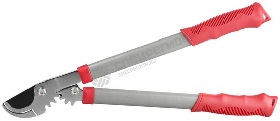 Фотография Сучкорез GRINDA с тефлоновым покрытием, стальные ручки, рычаг с зубчатой передачей, 465мм 8-424103_z