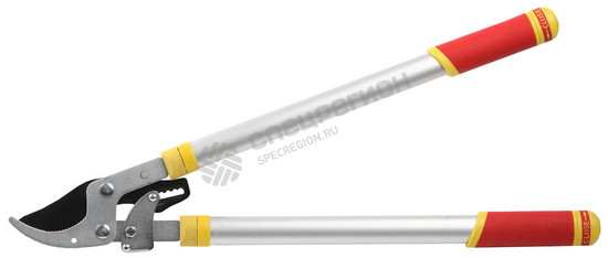 Фотография Сучкорез 8-424391_z01 GRINDA с тефлоновым покрытием, алюминиевые телескопические ручки, двухрычажный