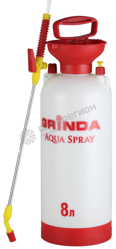 Фотография Опрыскиватель 8-425117_z01 садовый GRINDA "Aqua Spray", широкая горловина, устойчивое дно, алюминиев