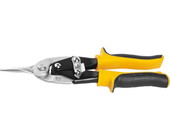 Ножницы JCB по металлу рычажные, хромованадиевая сталь, двухкомпонентная ручка, прямые, 250мм JAS004