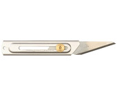 Нож OL-CK-2 OLFA хозяйственный с выдвижным лезвием, корпус и лезвие из нержавеющей стали, 20мм