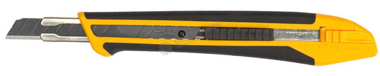 Фотография Нож OL-XA-1 OLFA "Standard Models" с выдвижным лезвием, с противоскользящим покрытием, автофиксатор,