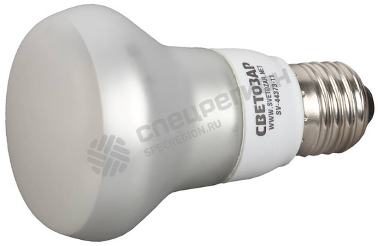 Фотография Энергосберегающая SV-44373-11 лампа СВЕТОЗАР зеркальная, цоколь E27(стандарт), теплый белый свет (27