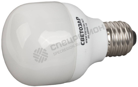 Фотография Энергосберегающая SV-44384-11 лампа СВЕТОЗАР "Цилиндр", цоколь E27(стандарт), дневной белый свет (40