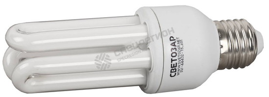 Фотография Энергосберегающая SV-44432-15_z01 лампа СВЕТОЗАР "Стержень - 3U", цоколь E27(стандарт), теплый белый