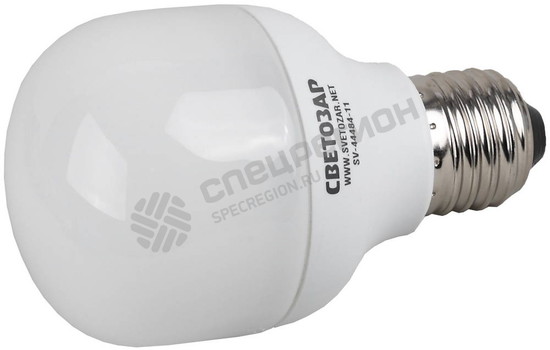 Фотография Энергосберегающая SV-44482-11 лампа СВЕТОЗАР "Цилиндр", цоколь E27(стандарт), теплый белый свет (270