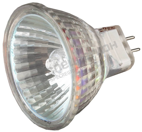 Фотография Лампа SV-44712 галогенная СВЕТОЗАР с защитным стеклом, цоколь GU4, диаметр 35мм, 20Вт, 12В