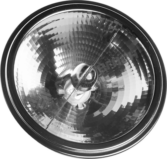 Фотография Лампа SV-44747-08 галогенная СВЕТОЗАР алюм. отражатель, угол 8гр, цоколь G53, диаметр 111мм, 75Вт, 1