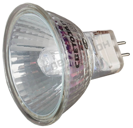 Фотография Лампа SV-44817 галогенная СВЕТОЗАР с защитным стеклом, цоколь GU5.3, диаметр 51мм, 75Вт, 220В