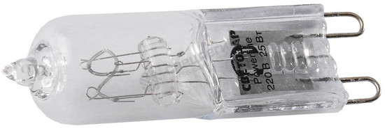 Фотография Лампа SV-44892-T галогенная СВЕТОЗАР капсульная, прозрачное стекло, цоколь G9, диаметр 13мм, 25Вт, 2