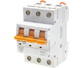  Выключатель SV-49073-50-C автоматический СВЕТОЗАР 3-полюсный, 50 A, "C", откл. сп. 10 кА, 400 В