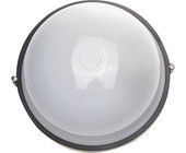 Светильник SV-57253-B уличный СВЕТОЗАР влагозащищенный, круг, цвет черный, 100Вт