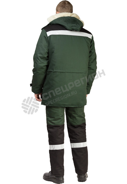 Фотография Куртка утеплённая Путник зелёная
