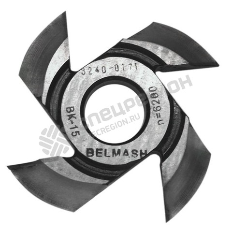 Фотография Фреза радиусная для фрезерования полуштапов, BELMASH 125х32х21 мм (правая), R16, шт RF0092A