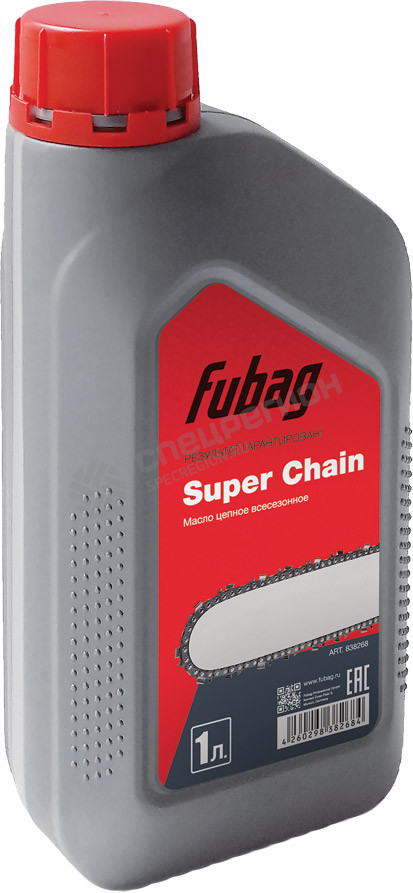 Фотография Масло цепное всесезонное 1 литр Fubag Super Chain 838268