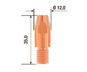 Контактный наконечник M10х35 мм CuCrZr D=1.4 мм (25 шт.) FB.CTM10.35-14