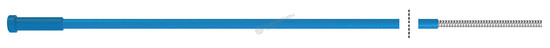 Фотография Канал направляющий 3.40 м диам. 0.6-0.9_сталь_синий (1 шт.) FB.SLB-30