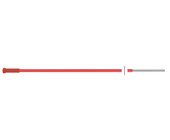 Канал направляющий 3.40 м диам. 1.0-1.2_сталь_красный (1 шт.) FB.SLR-30