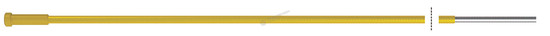 Фотография Канал направляющий 3.40 м диам. 1.2-1.6_сталь_желтый (1 шт.) FB.SLY-30