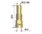 Адаптер контактного наконечника M8х65 мм (5 шт.) FB.TA.M8.65