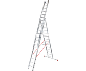 Лестница Новая Высота трехсекционная 3 x 14 ступеней NV300 усиленная