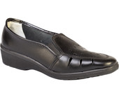 Туфли женские Rotan Т4 05-03 черные с перфорацией ПУ