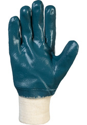 Перчатки DOG Нитролл 1.2мм синие РП (манжета полное)