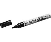 Маркер Зубр МК-750 черный 2-4 мм круглый маркер-краска, 06325-2