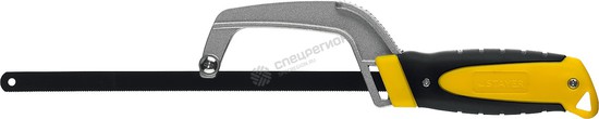 Фотография Ножовка-ручка 15715 по металлу STAYER, трехкомпонентная рукоятка, металлическая державка, 300мм