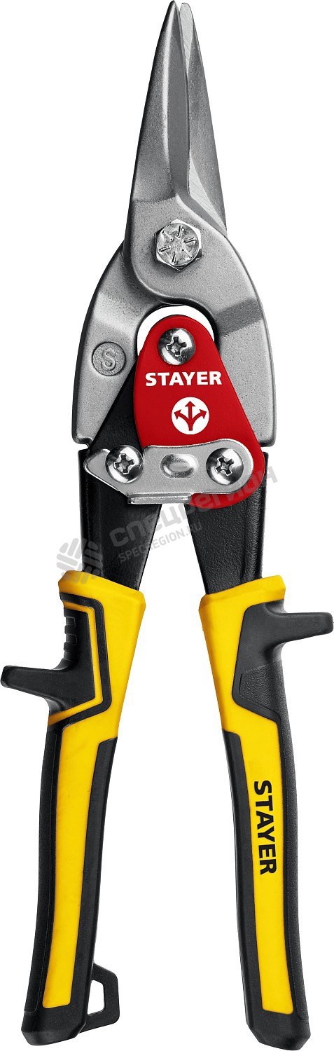 Фотография STAYER 23055-S_z01 COBRA Прямые ножницы по металлу, 250 мм