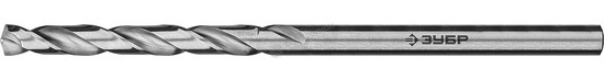 Фотография Сверло по металлу Зубр Проф-А, класс А, сталь Р6М5 2,5мм