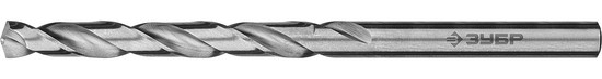 Фотография Сверло 29625-6 по металлу Проф-А, класс А, сталь Р6М5, ЗУБР Профессионал 29625-6, d=6,0 мм