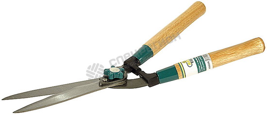Фотография Кусторез 4210-53/218 RACO с волнообразными лезвиями и деревянными ручками, 510мм